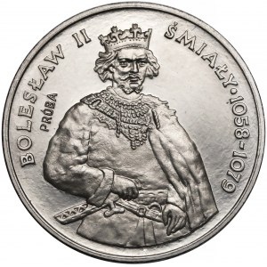 Próba NIKIEL 200 złotych 1981 Bolesław II Śmiały - półpostać