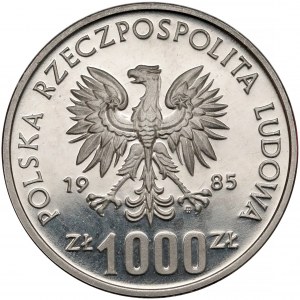 Próba NIKIEL 1.000 złotych 1985 Centrum Zdrowia Matki Polki
