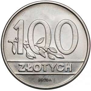 Próba NIKIEL 100 złotych 1990