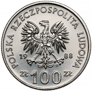Próba NIKIEL 100 złotych 1988 Jadwiga