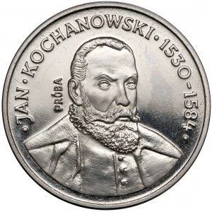 Próba NIKIEL 100 złotych 1980 Jan Kochanowski - mała głowa