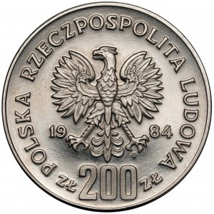 Próba NIKIEL 200 złotych 1984 Sarajewo