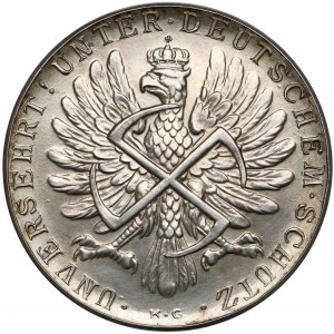 Medal 1939 Matka Boska (Amrogowicza) / Orzeł ze swastyką