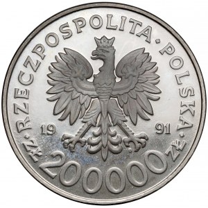 Próba NIKIEL 200.000 złotych 1991 Konstytucja 3 maja 