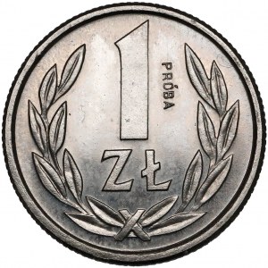 Próba NIKIEL 1 złoty 1989