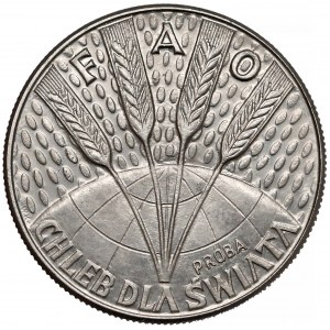 Próba NIKIEL 10 złotych 1971 FAO - Chleb dla świata