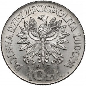 Próba NIKIEL 10 złotych 1971 FAO - Fiat Panis