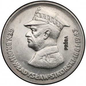 Próba NIKIEL 50 złotych 1981 Sikorski