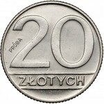 Próba MIEDZIONIKIEL 20 złotych 1989 - 1 z 10 sztuk