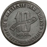 Getto Łódź, 10 marek 1943 Mg - U bez umlautu - b. rzadkie 