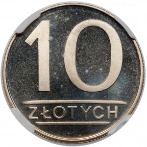10 złotych 1988 - lustrzane