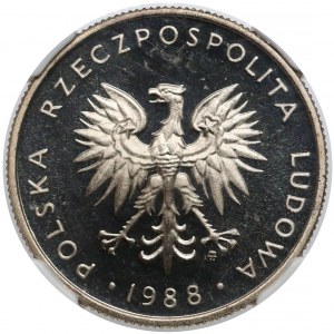 10 złotych 1988 - lustrzane