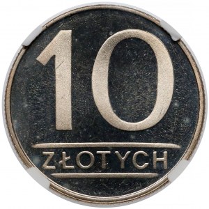 10 złotych 1987 - lustrzane