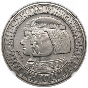 Próba NIKIEL 100 złotych 1960 Mieszko... głowy w lewo
