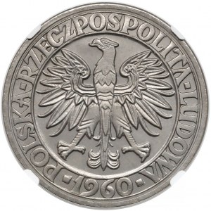 Próba NIKIEL 100 złotych 1960 Mieszko... głowy w lewo