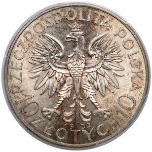 Głowa Kobiety 10 złotych 1932 zn, Warszawa