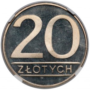 20 złotych 1987 - lustrzane