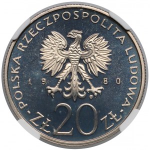 20 złotych 1980 Olimpiada - lustrzane