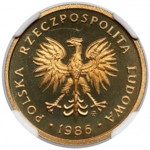 2 złote 1986 - lustrzane