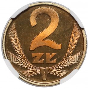 2 złote 1980 - lustrzane