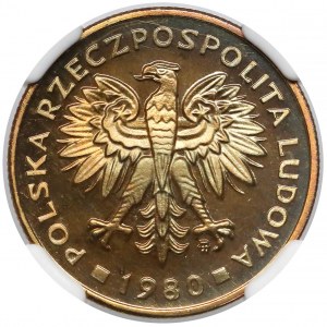 2 złote 1980 - lustrzane
