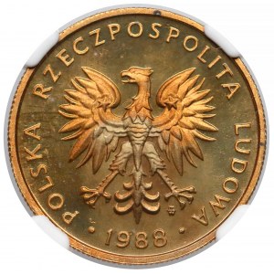 5 złotych 1988 - lustrzane