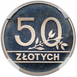 50 złotych 1990 - lustrzane