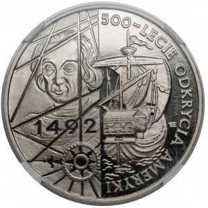 Próba NIKIEL 200.000 złotych 1992 Odkrycie Ameryki