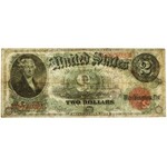 USA, 2 dollars 1917