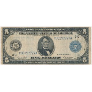 USA, 5 Dollars 1914