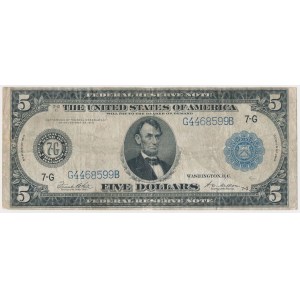 USA, 5 Dollars 1914