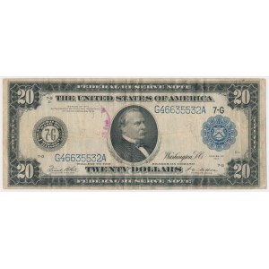 USA, 20 dollars 1914