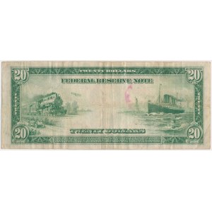 USA, 20 dollars 1914