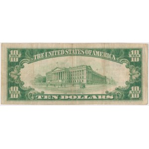 USA, 10 Dollars 1929, National Currency, New Heven #1243