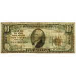 USA, 10 Dollars 1929, National Currency, New Heven #1243