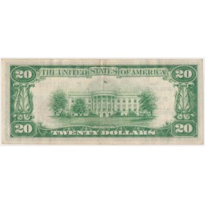 USA, 20 Dollars 1929, National Currency, Richmond Virginia, E