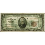 USA, 20 dollars 1929, National Currency, Richmond Virginia, E