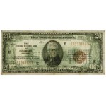USA, 20 Dollars 1929, National Currency, Richmond Virginia, E