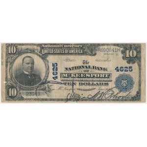 USA, 10 dollars 1902, National Currency, McKeesport, Pennsylvania #4625