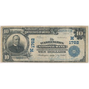 USA, 10 Dollars 1902, National Currency, Washington, Iowa #M1762