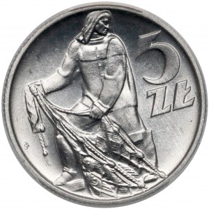 5 złotych 1959 Rybak - skrętka