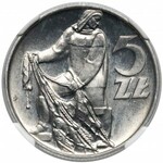 5 złotych 1971 Rybak - skrętka