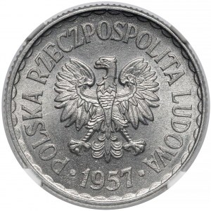 1 złoty 1957 - skrętka