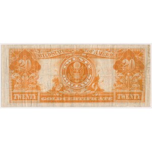 USA, 20 Dollars 1922, Gold Certificate