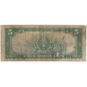 USA, 5 Dollars 1923, Silver Certificate
