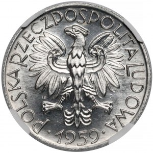 5 złotych 1959 Rybak - SŁONECZKO
