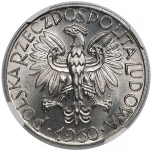 5 złotych 1960 Rybak - skrętka