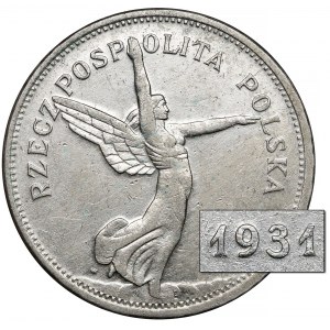 Nike 5 złotych 1931 - rzadka 