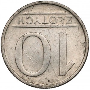 Destrukt 10 złotych 1984 - odwrotka