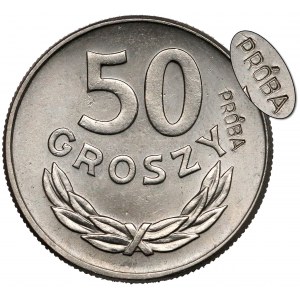 Próba NIKIEL 50 groszy 1957